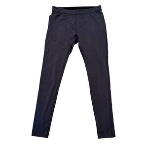 DEVOPS Leggings Thermal Fleece Lined Base Layer Medium Black Compression Pants